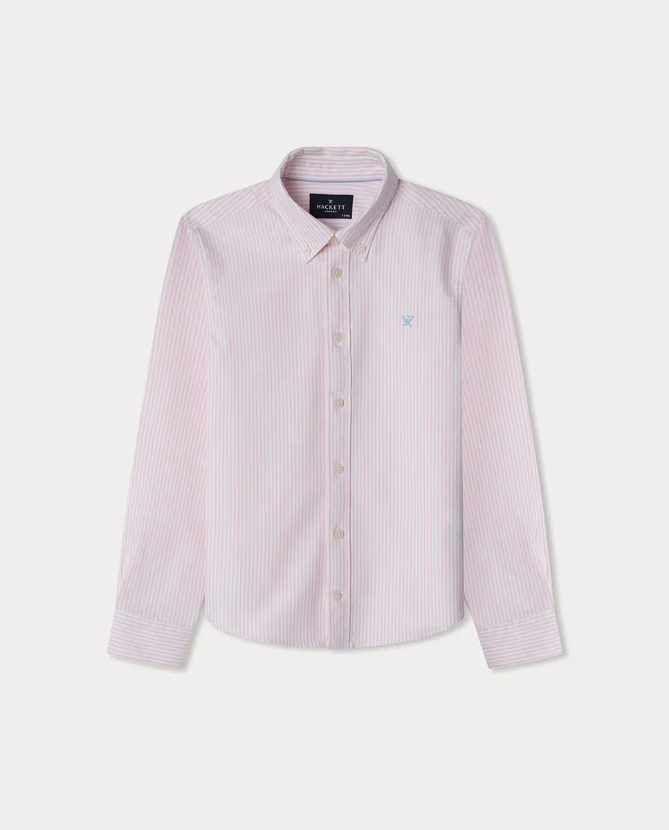 

Детская рубашка Oxford Stripe Hackett, коралловый