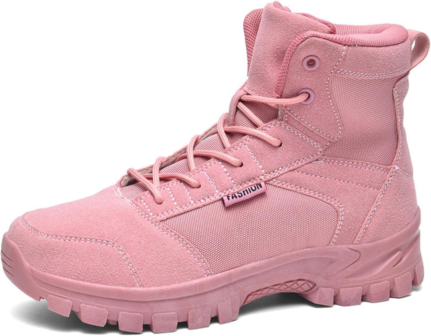 

Мужские тактические ботинки OXNGDMDM на платформе с канвой, легкие и удобные, на шнуровке, с противоскользящей подошвой, для пустыни, боя, походов на открытом воздухе и работы, для альпинизма, розовый