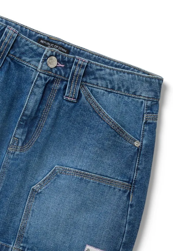 Мини-Юбка стандартного кроя Ovs, Denim Blue — фото 3