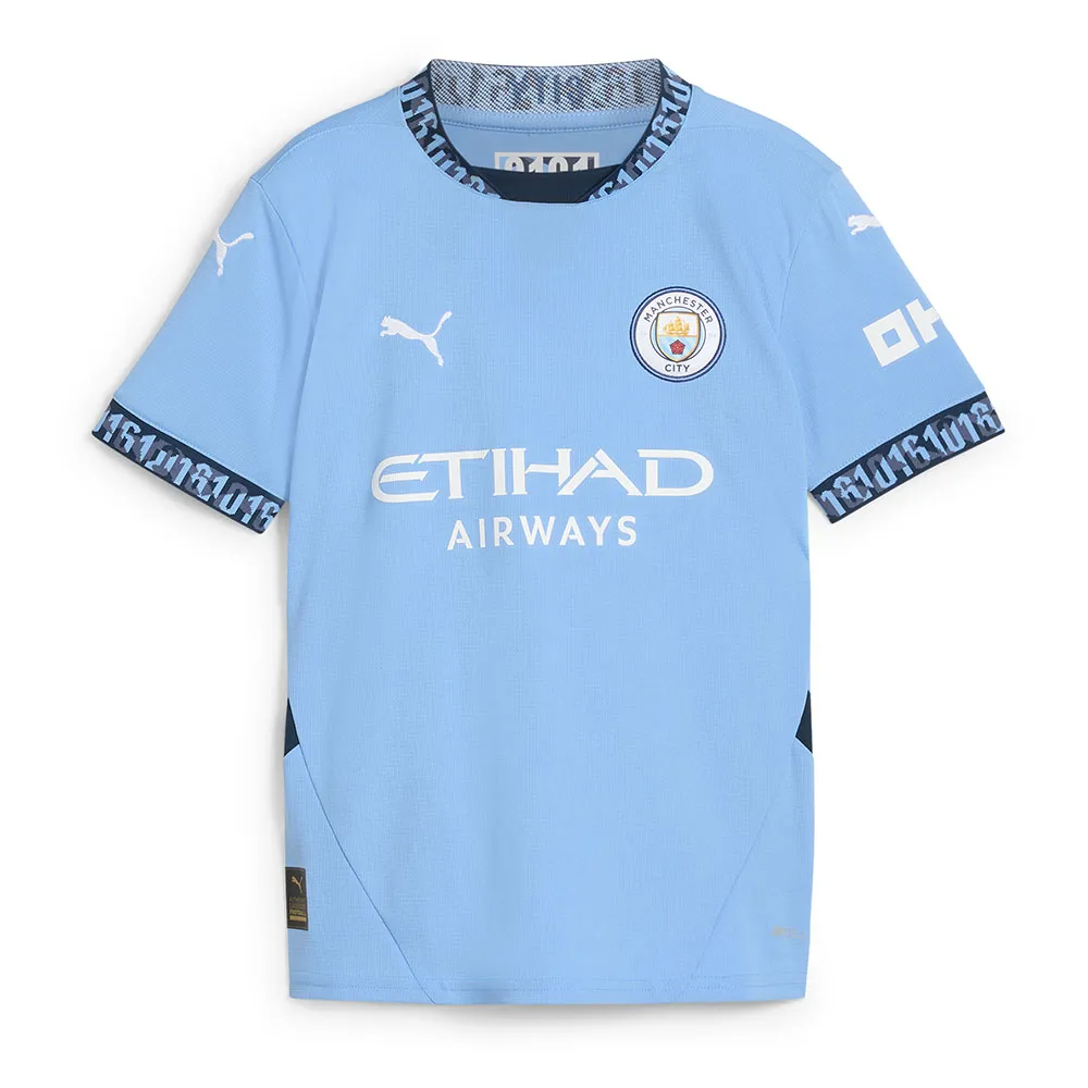 

Футболка с коротким рукавом Puma Manchester City FC 24/25 home junior, синий