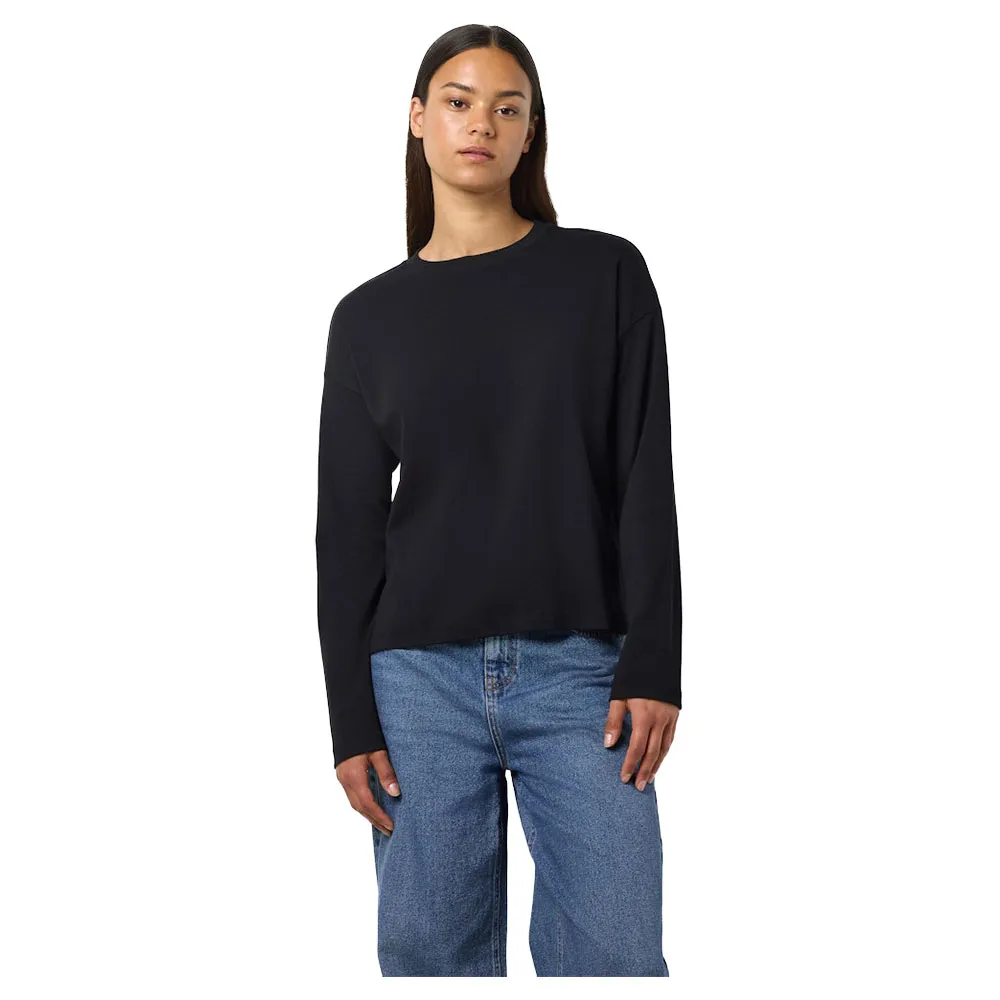 

Лонгслив Noisy May Mocca Regular Fit, черный