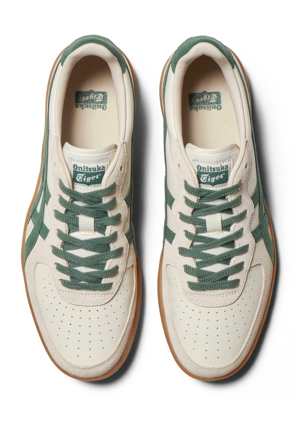 Низкие кроссовки Gsm Onitsuka Tiger, цвет cream hiking green — фото 3