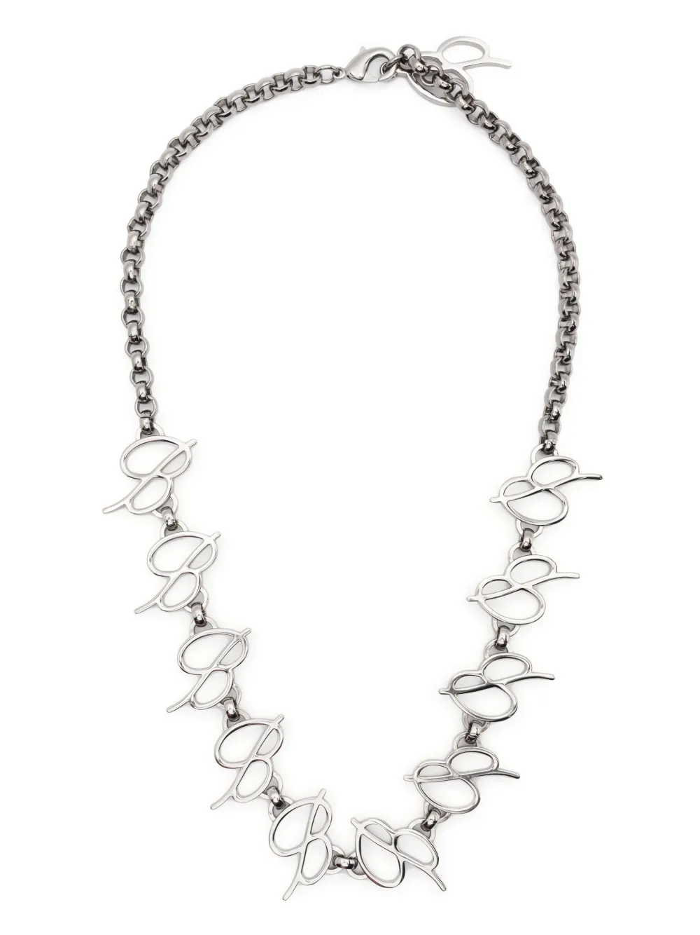 

Колье с логотипом BLUMARINE, серебряный