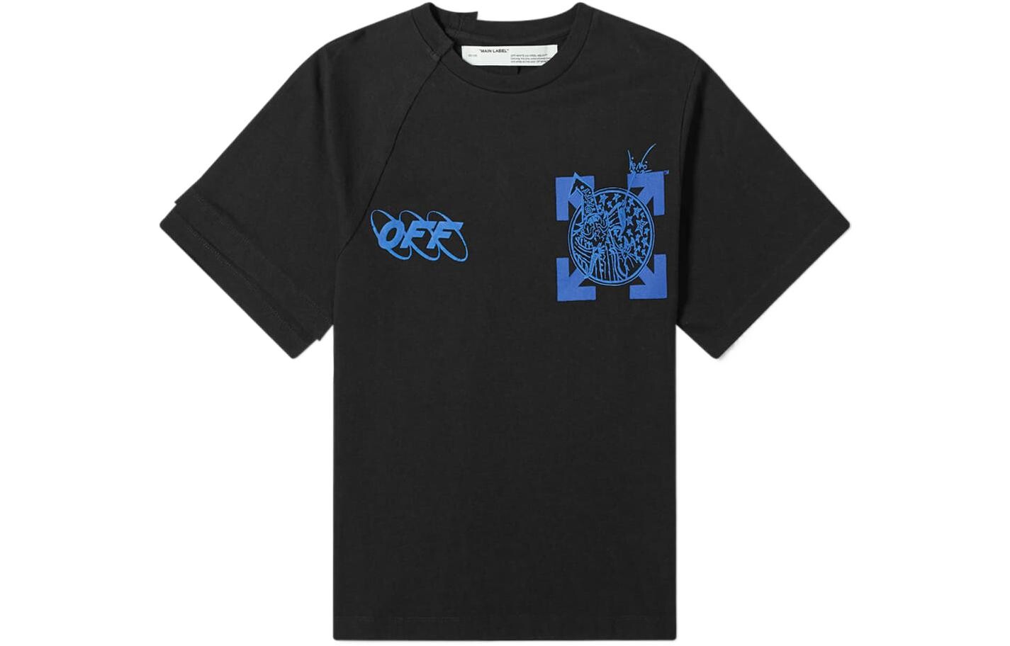 

OFF-WHITE Мужская футболка, цвет Black