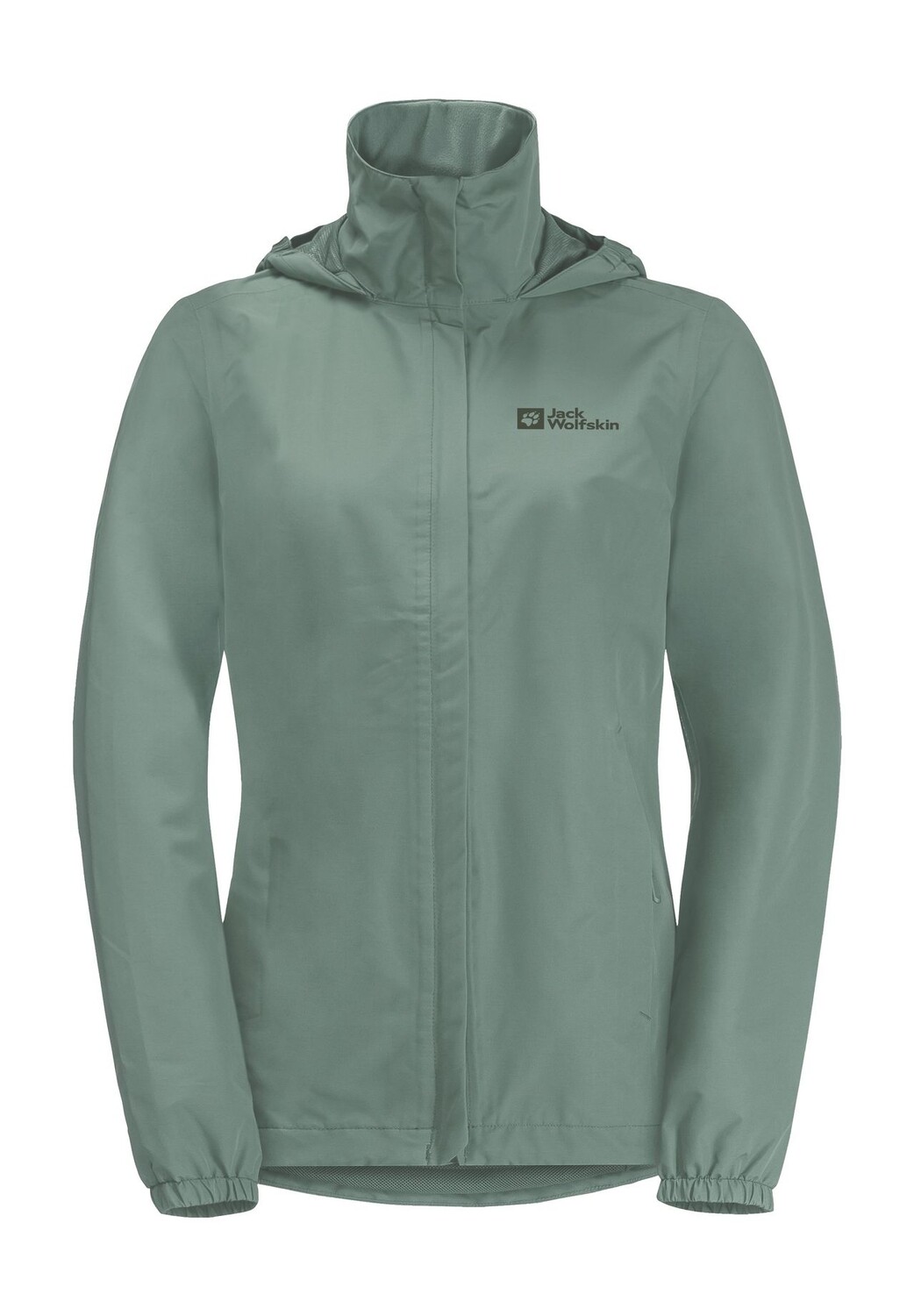 

Куртка функциональная Stormy Point непромокаемая, с капюшоном, женская Jack Wolfskin, цвет Picnic Green