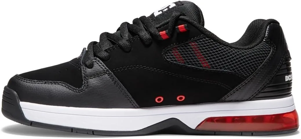 Универсальные кожаные лоферы DC Shoes для мужчин, белый/черный — фото 3