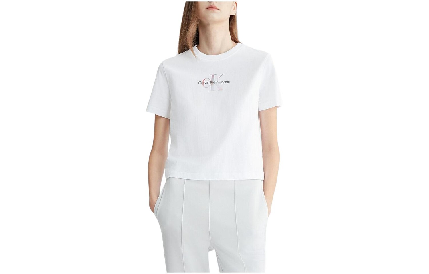 

Футболка женская белая Calvin Klein