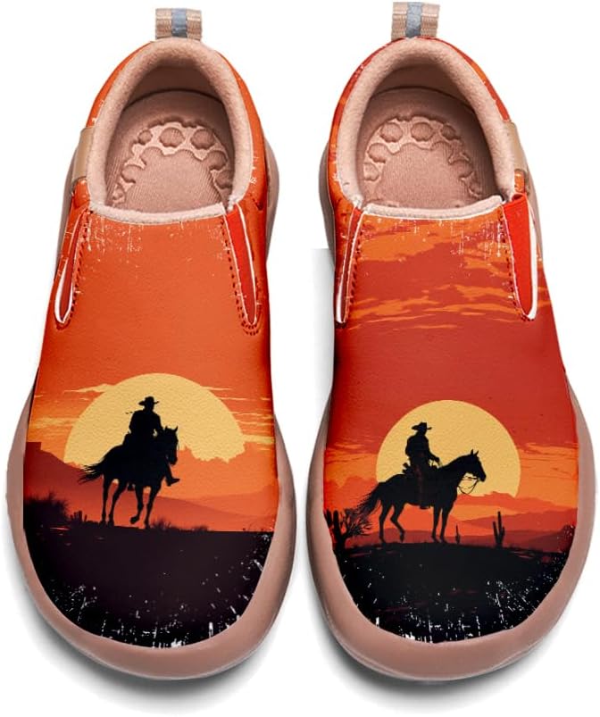 

Мужские кожаные лоферы Onehorse, слипоны для повседневной носки и путешествий, ковбойская раскрашенная обувь, Cowboy_30