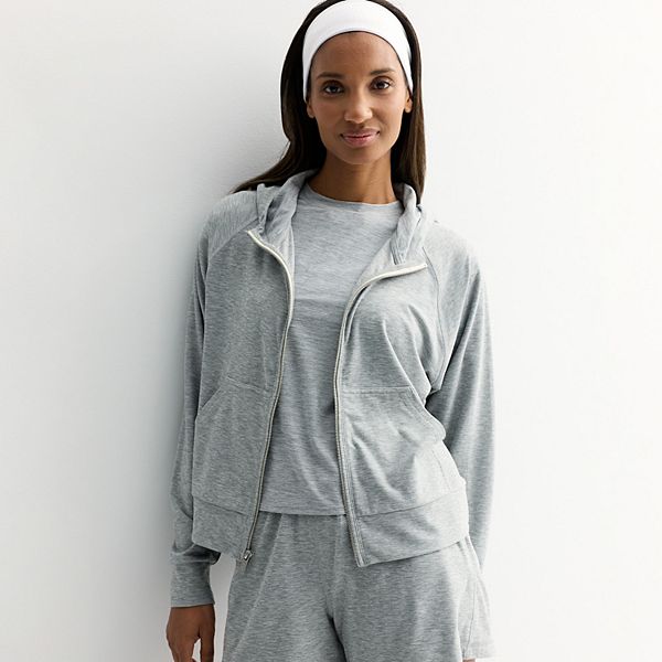 

Женская толстовка Wander с молнией Flx, Cliff Gray