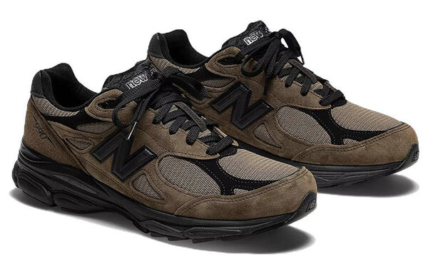 Кроссовки x jjjjound 990v3 сделано в сша New Balance, коричневый — фото 3