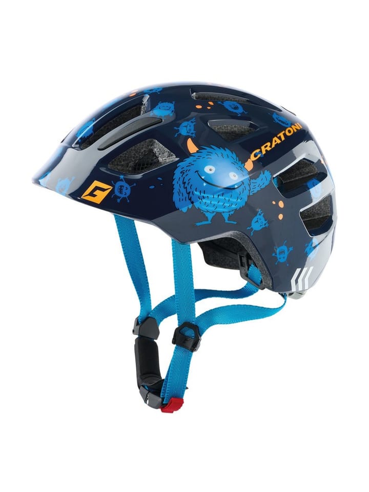 

Cratoni Детский велосипедный шлем Maxster в цвете Monster/глянцевый синий