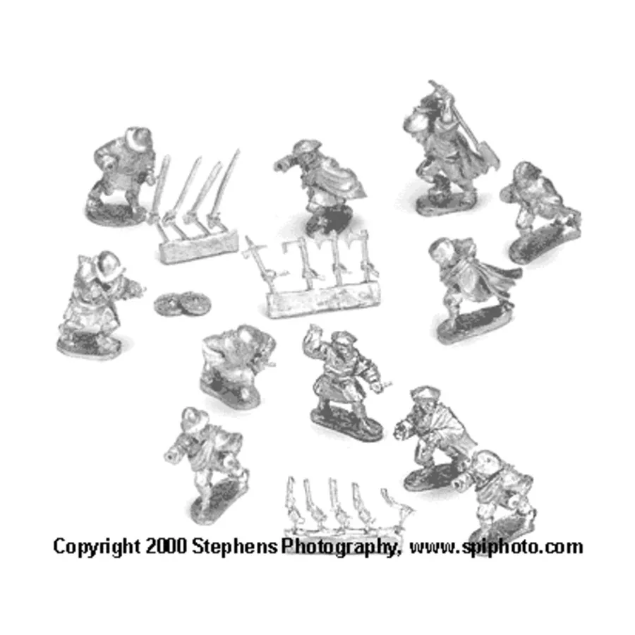 

Шотландский горец с разнообразным оружием, English Civil War (25mm)