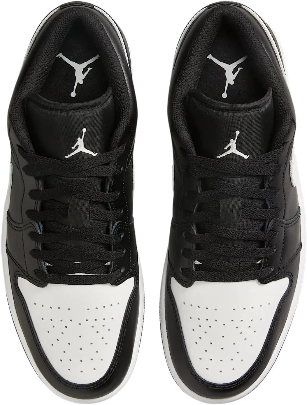 Мужские баскетбольные кроссовки Nike Air Jordan 1 Low, белый/черный — фото 3