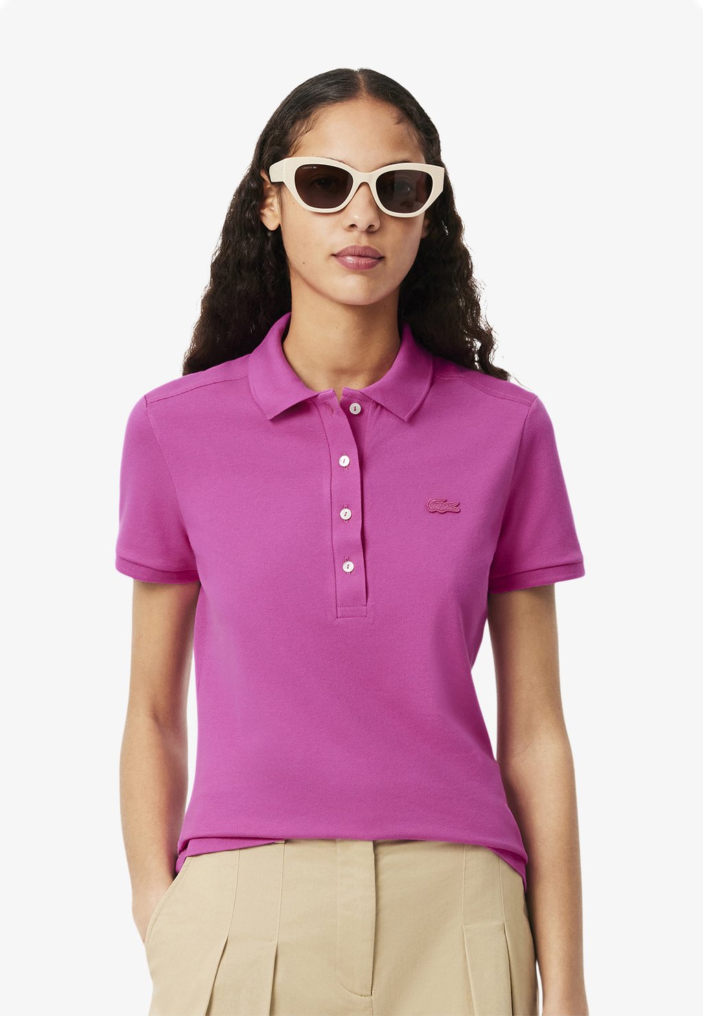

Рубашка поло Lacoste, розовый