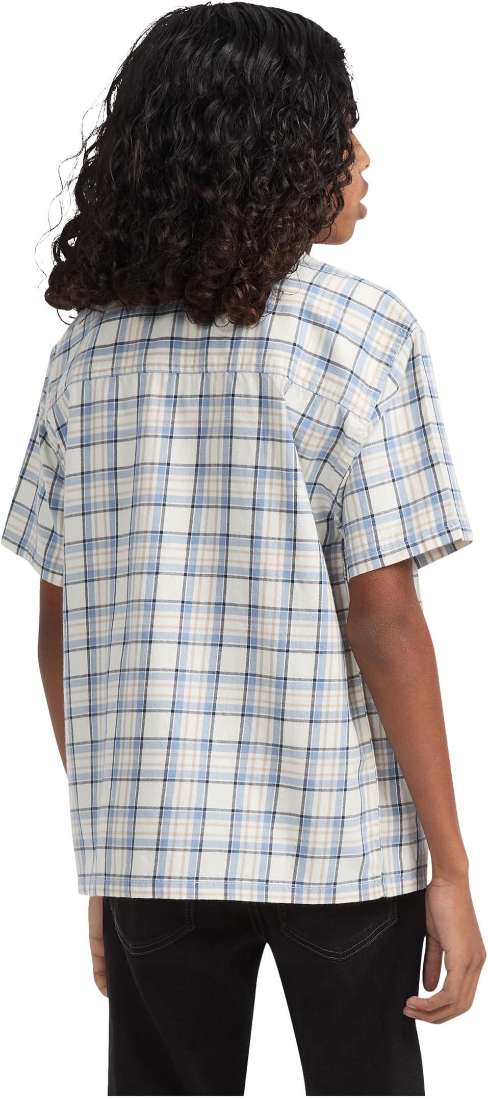 Рубашка abercrombie kids Short Sleeve Simple Life Woven Shirt, цвет Jet Stream — фото 2