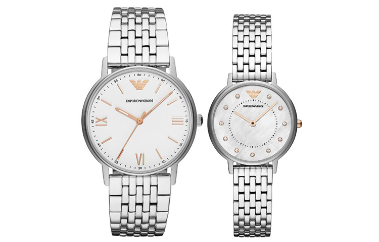 

EMPORIO ARMANI Часы Couple Watch Wrist Watch Quartz Movement Stainless Steel Strap White Dial Unisex