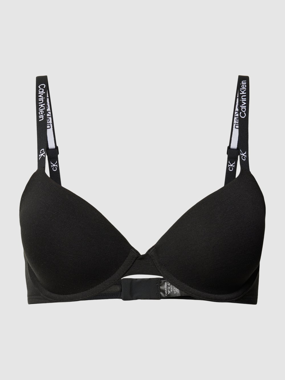 

Бюстгальтер с застежкой на крючки Calvin Klein Underwear, черный