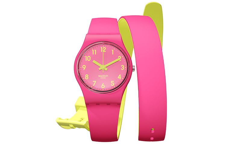 

SWATCH Часы Women's 25mm Pink Watch LP131, Pink