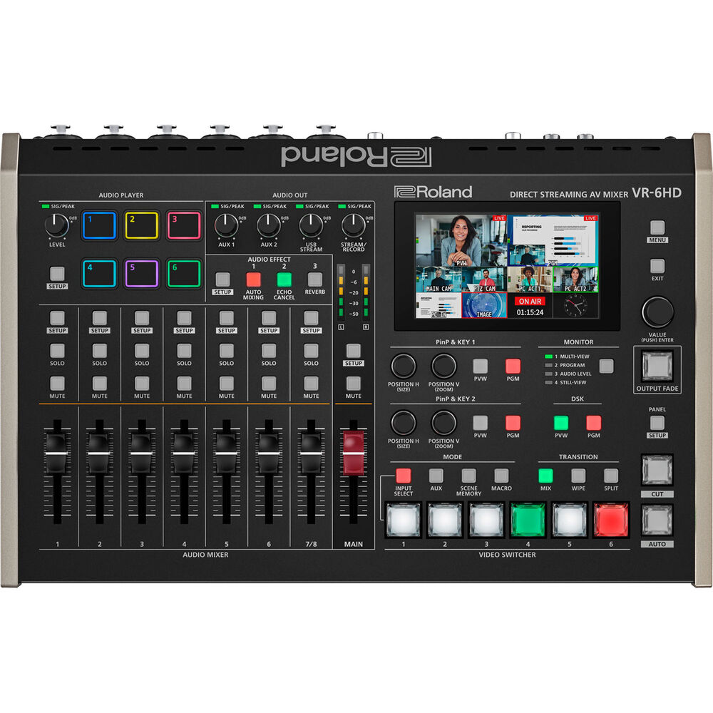 

Roland VR-6HD AV-микшер с прямой потоковой передачей