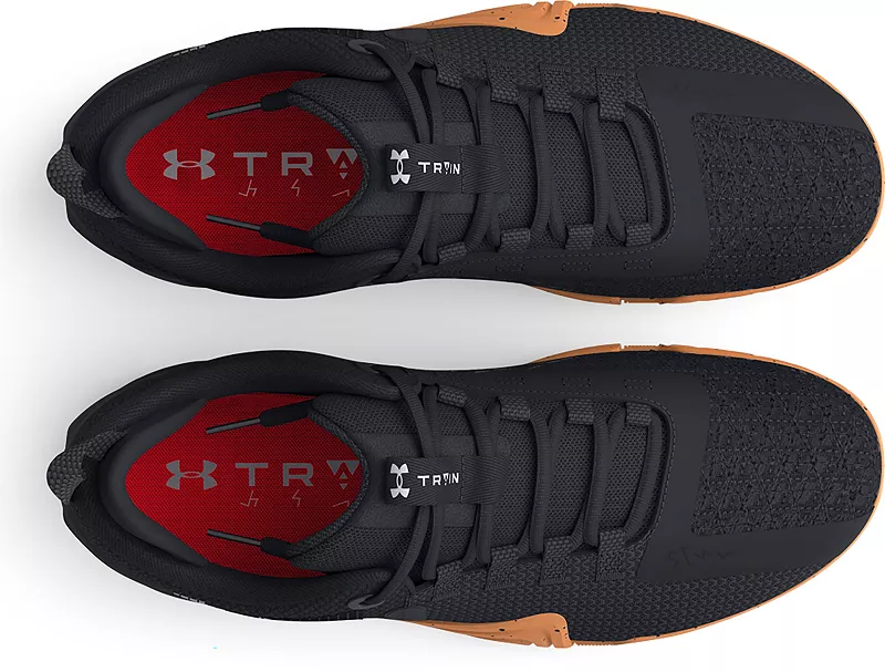 Мужские кеды Under Armour Tribase Reign 6, цвет Black/Black/Metallic Silv — фото 4