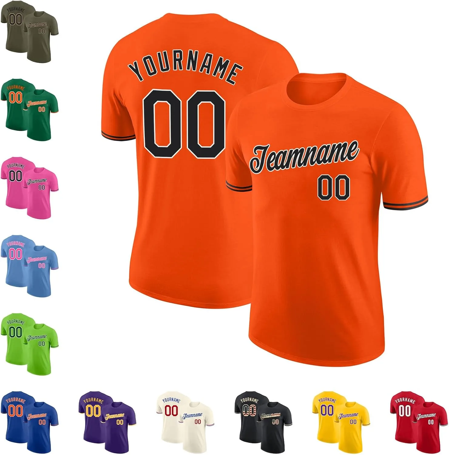 

Кастомизированная бейсбольная футболка для взрослых и детей-5XL Otcassm