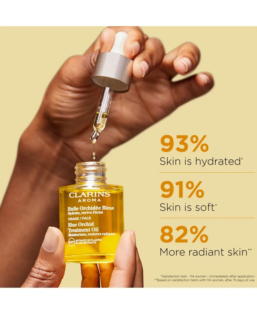 Масло для лица Clarins — Blue Orchid Radiance & Hydrating Face Treatment Oil — фото 2