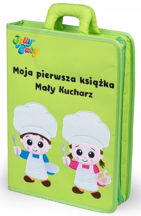 

Оцифрованная развивающая книжка на липучке JOLLY BABY