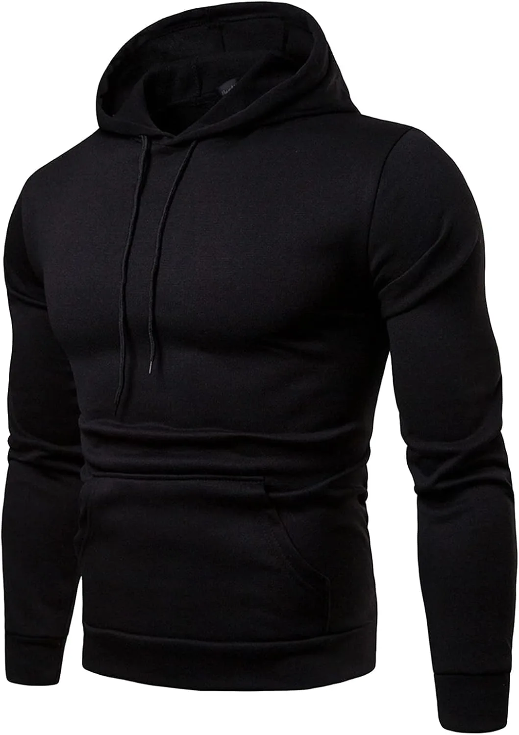 

Мужская однотонная худи Casual Hoodie с длинными рукавами DGHM-JLMY