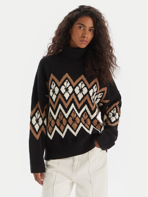 

Водолазка regular fit Saltwater Lover ERJSW03673 Roxy, черный