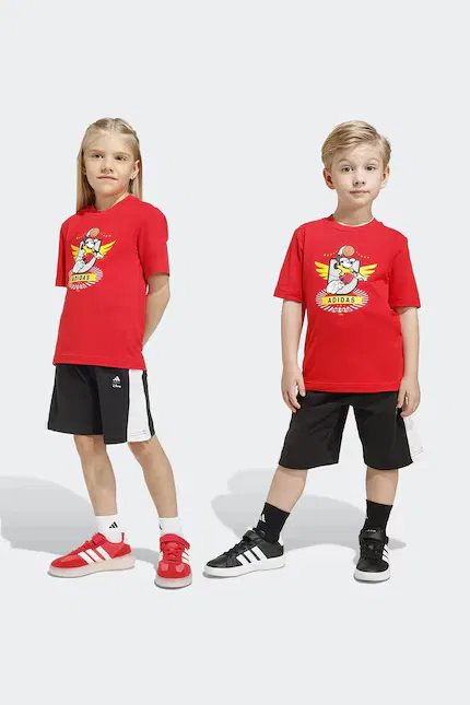 Комплект с принтом DISNEY Adidas, красный