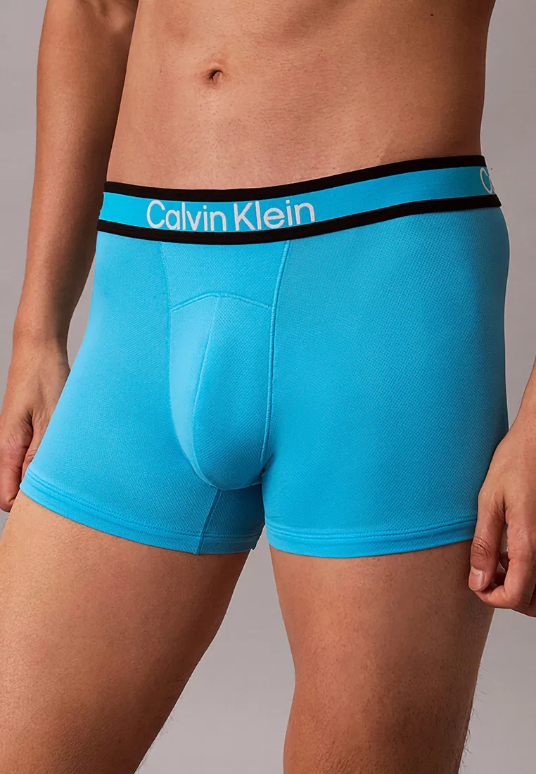Трусы, сетчатые, Calvin Klein, синий — фото 3