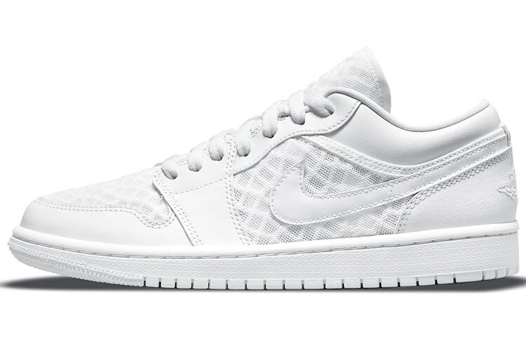 Кроссовки Jordan 1 Retro Low Breathe Triple White Women's