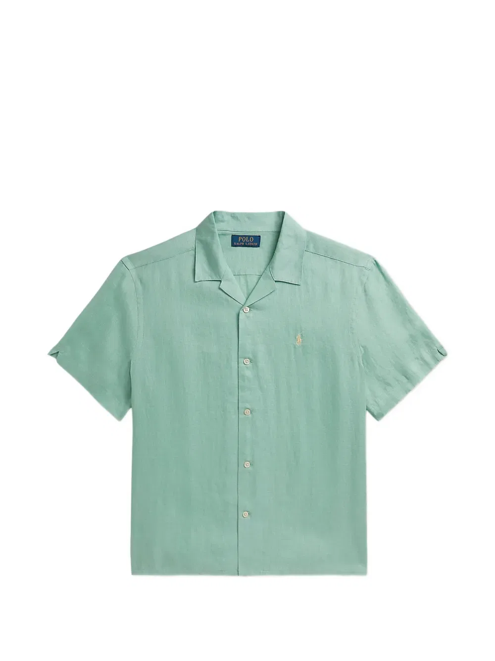 Рубашка с коротким рукавом на пуговицах Polo Ralph Lauren Kids, зеленый