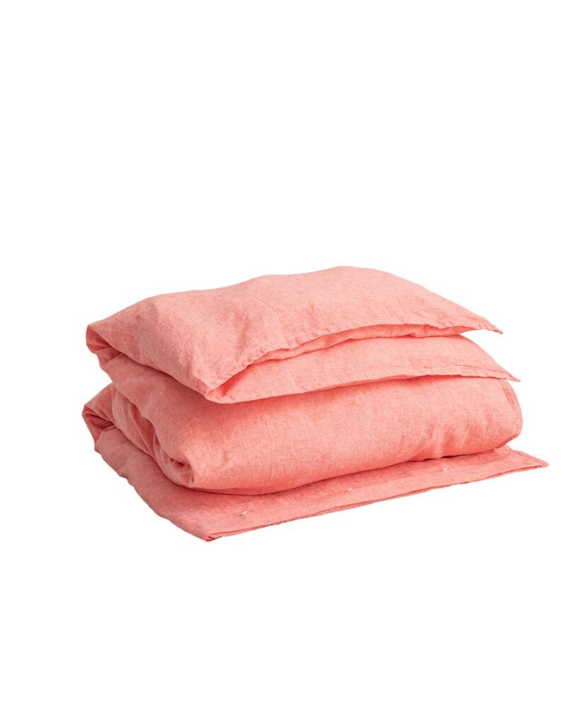 

Пододеяльник GANT COTTON LINEN одинарный 155x220см цвет STRONG CORAL