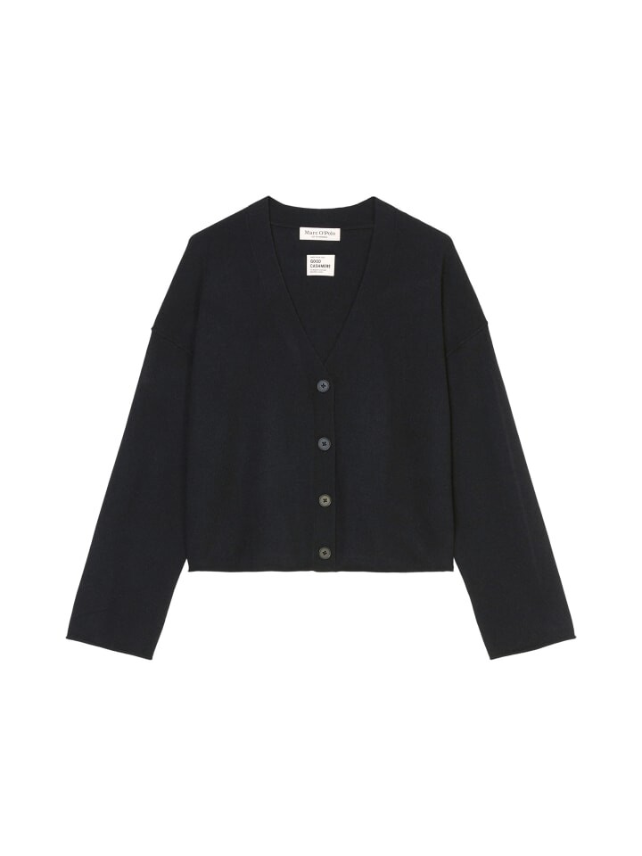 

Кардиган Marc O'Polo Kaschmir-Cardigan oversize cropped, цвет deep night blue