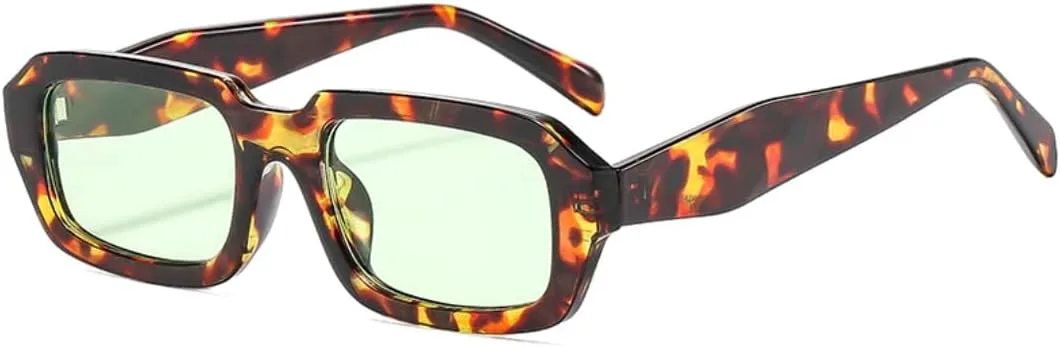 

Ретро-модные круглые солнцезащитные очки для женщин и мужчин, классический винтажный стиль, защита от УФ-излучения UV400, для активного отдыха VFDHN, Demi Green