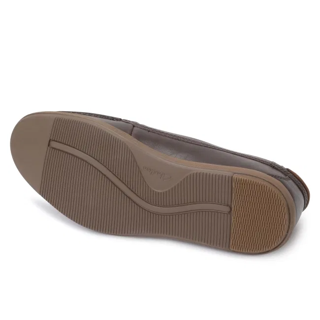 Мужские повседневные ботинки-лодочки коричневые от Clarks — фото 4