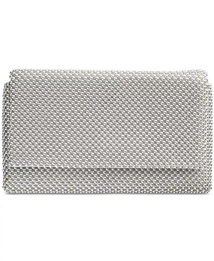 

Клатч Prudence Shiny Mesh I.N.C. International Concepts, серебряный