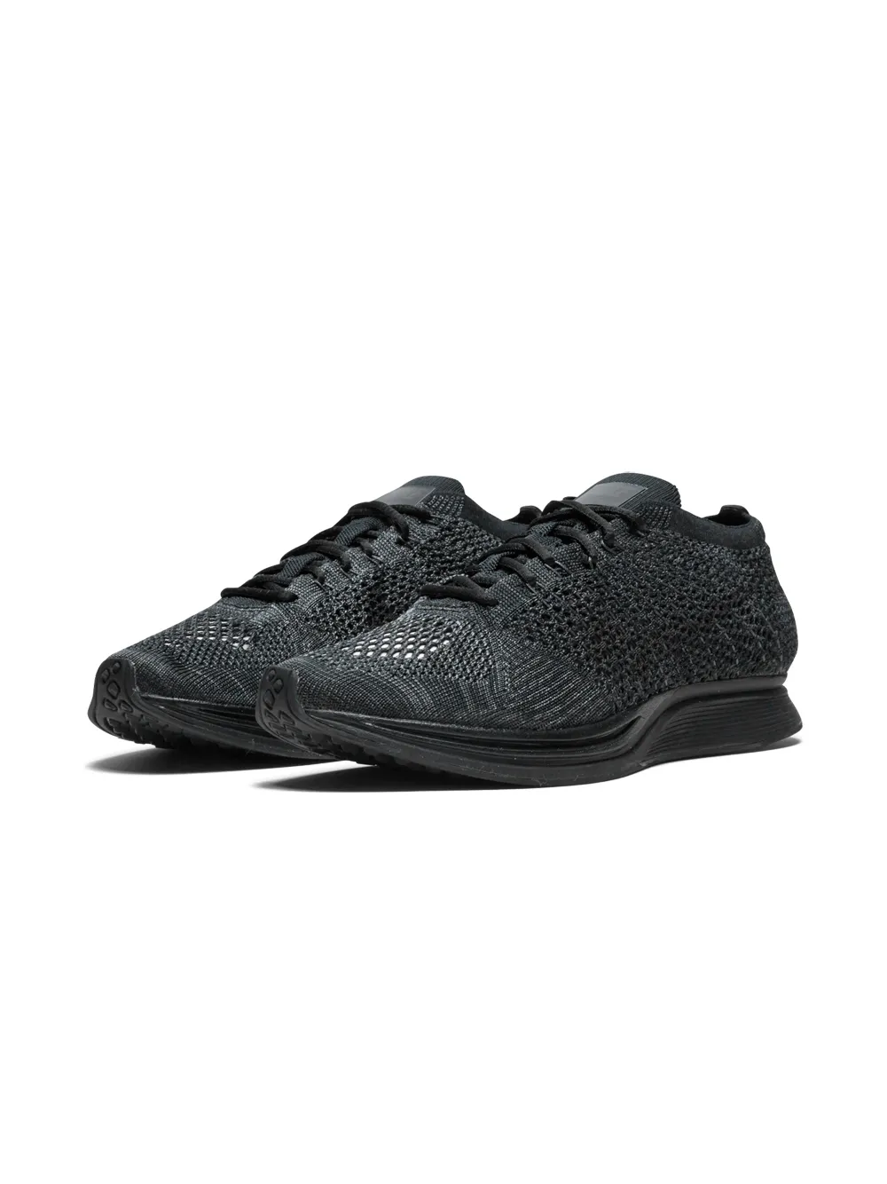 Кроссовки Flyknit Racer Nike, черный — фото 2
