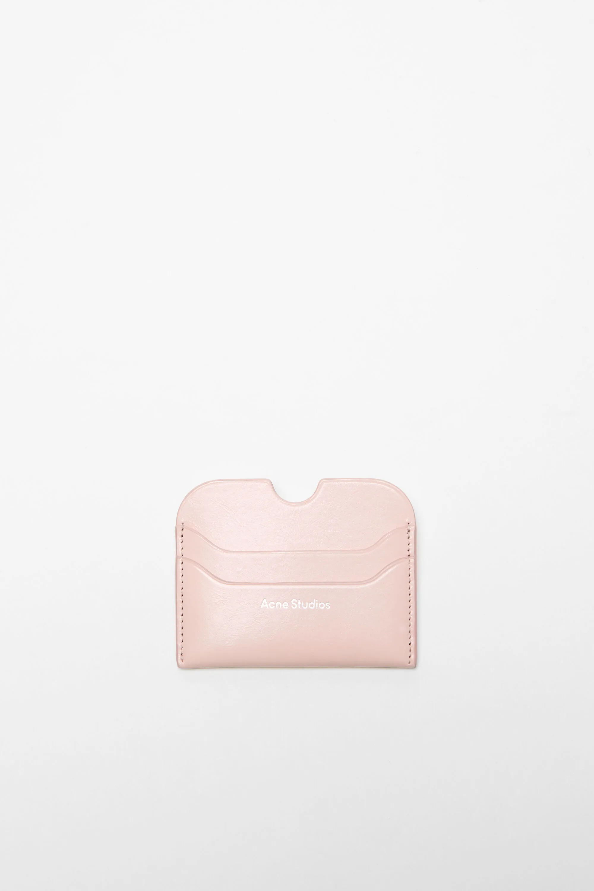 

Кожаный держатель для карт Acne Studios, Powder pink