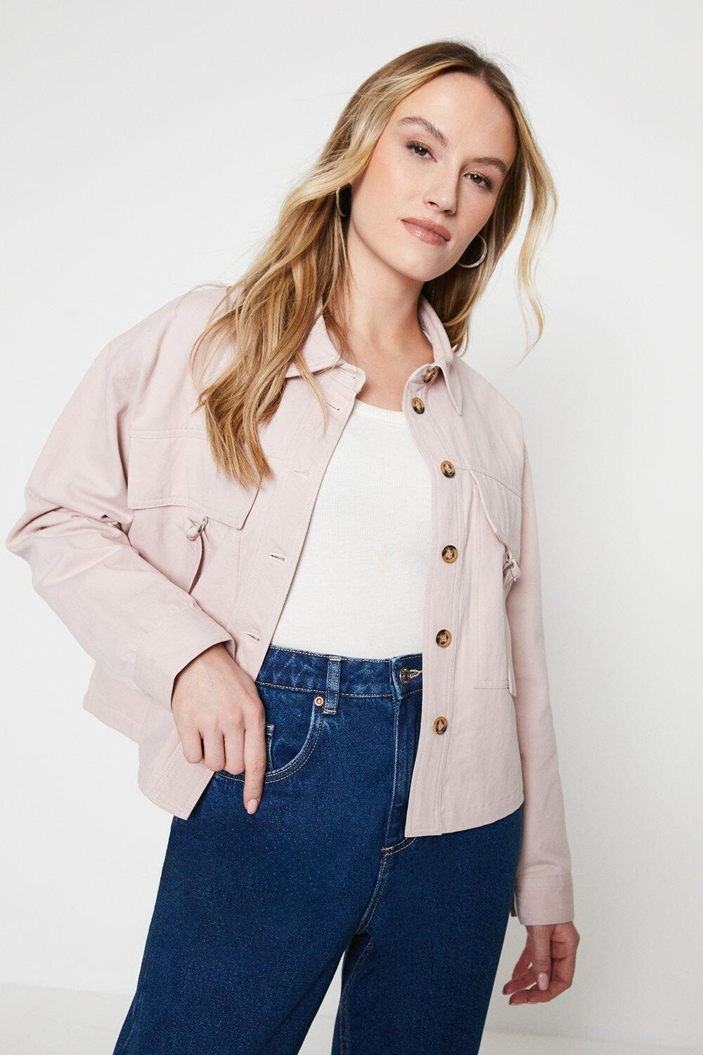 

Рабочее пальто Dorothy Perkins, розовый