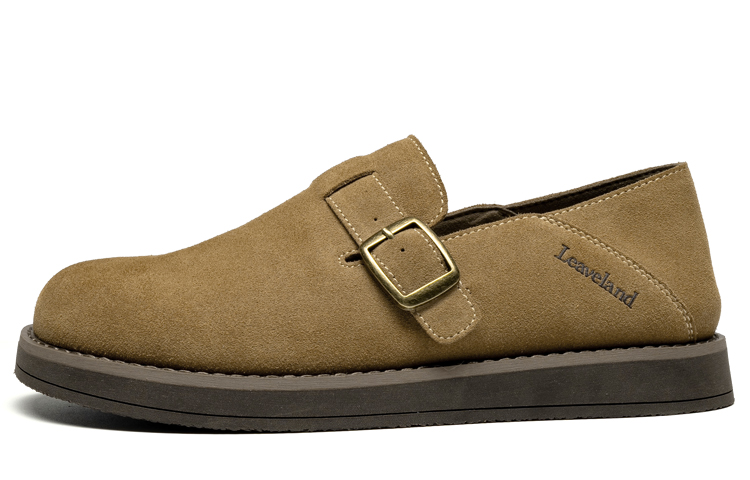 

Туфли мужские Men"s Casual Men Low-Top Leaveland, цвет Light Brown