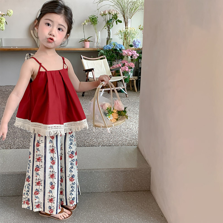 Детский спортивный комплект Casual Sportswear 2 Piece Set для детей 3-7 лет PROTECTCAMEL, red — фото 3