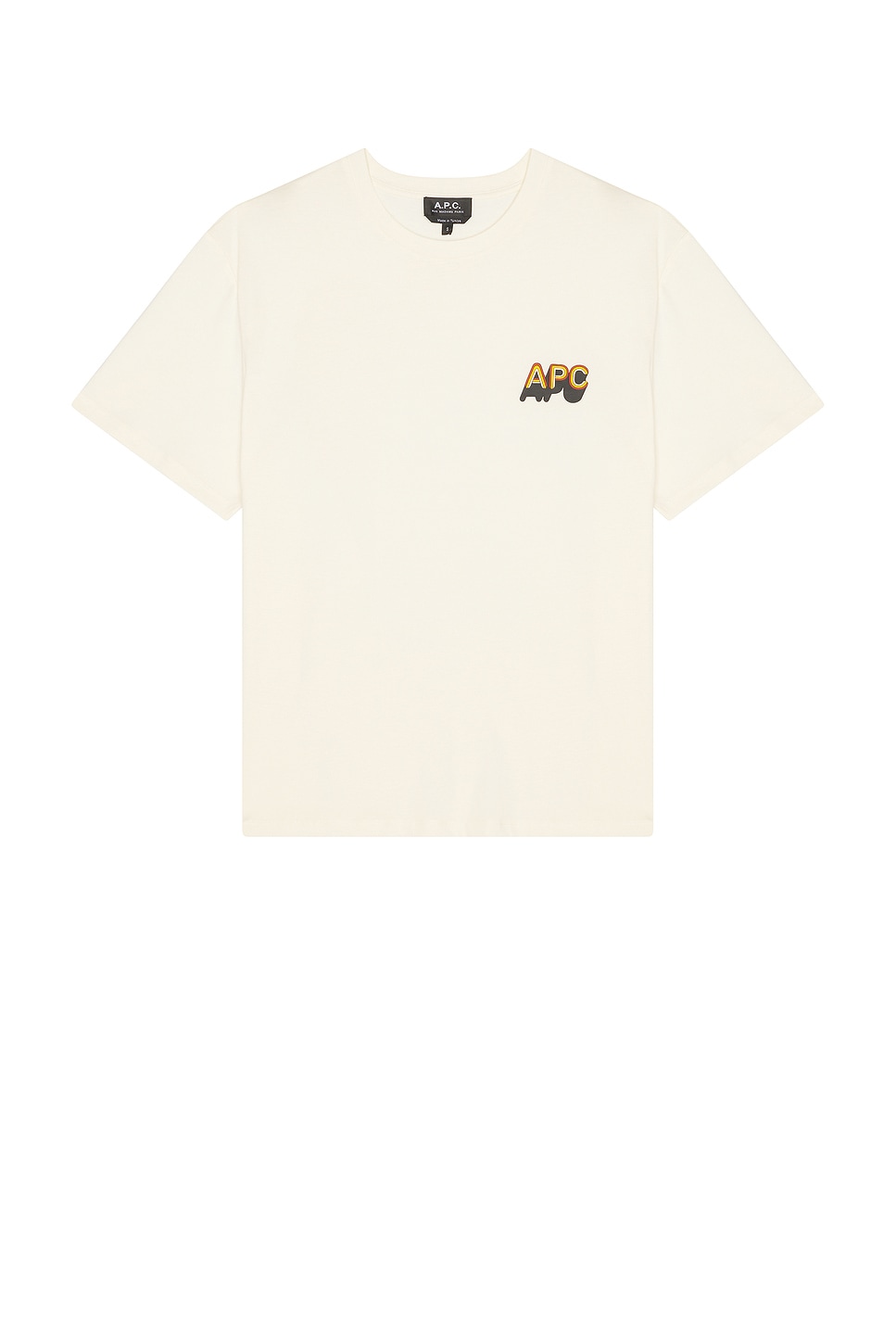 

Футболка в стиле 70-х A.P.C., ecru