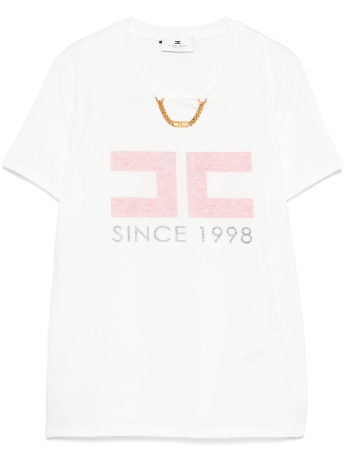 

Elisabetta Franchi футболка с логотипом, белый