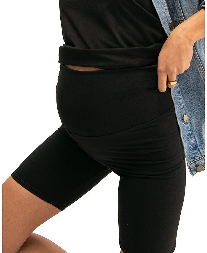 

HATCH Collection Ultimate для беременных велосипедные шорты Over the Bump, черный