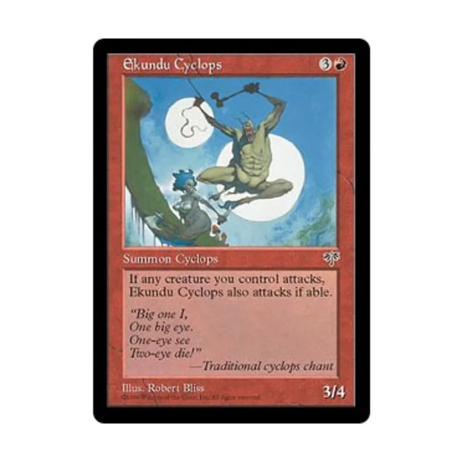 

CCG Экунду Циклоп (К), MTG - Mirage