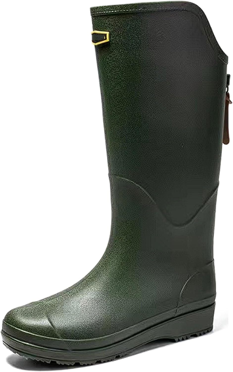 

Унисекс высокие водонепроницаемые дождевые ботинки с плюшевой подкладкой, нескользящие резиновые ботинки для походов, велоспорта и зимней воды (Бежевый, 7) Clingre Boutique Shop