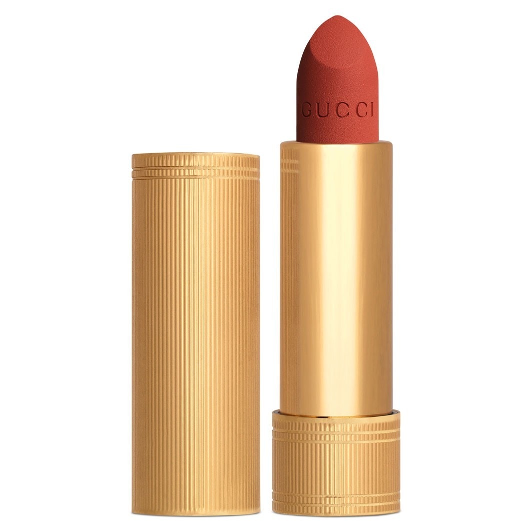 Помада для губ gucci beauty rouge à lèvres mat Gucci, 312 - frances fire, вес 3.5 гр. — фото 2