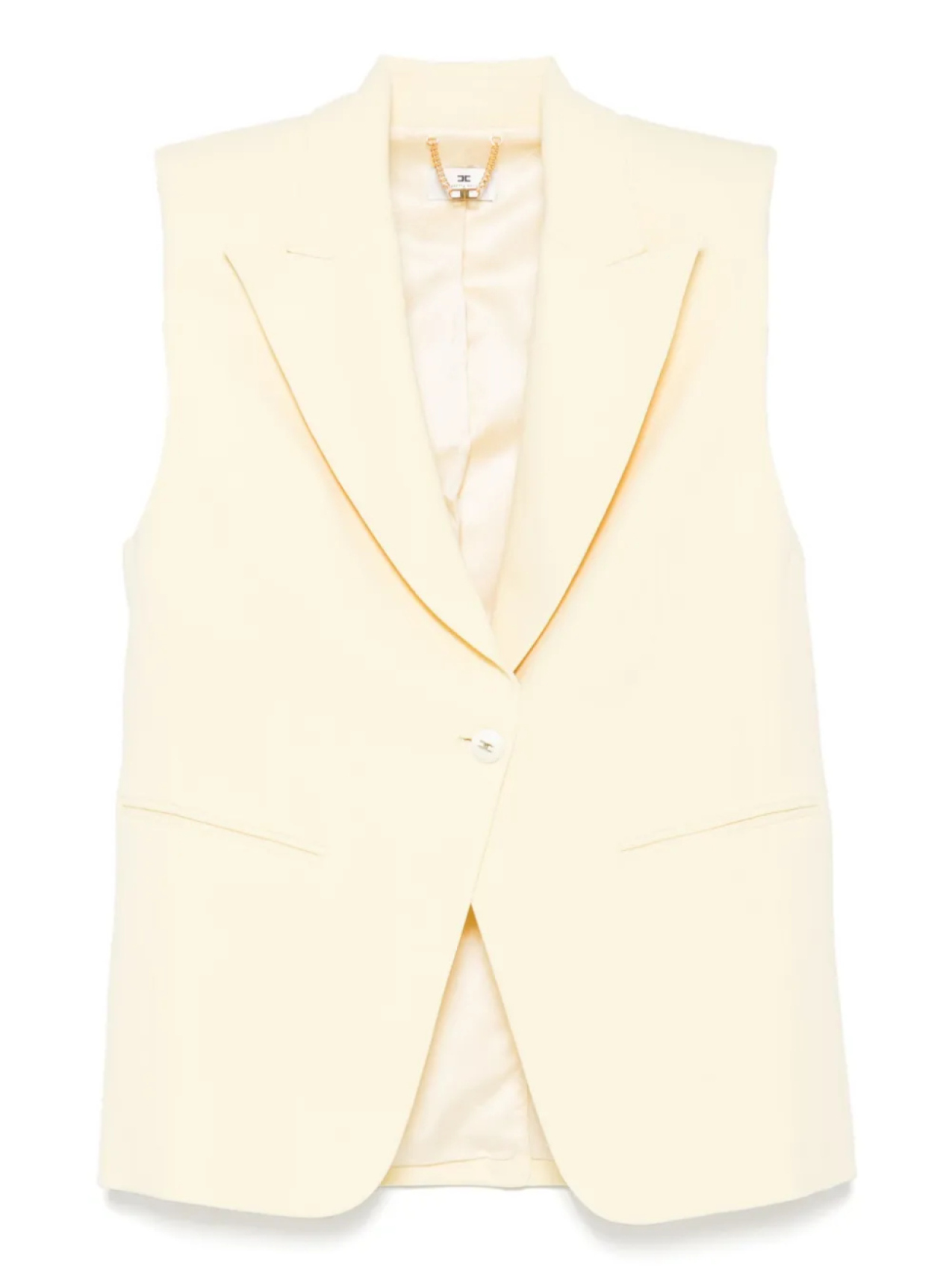 

Легкий жилет Elisabetta Franchi, желтый